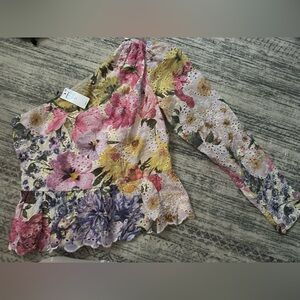 Floral Eyelet Blouse